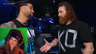 WWE Raw Jey Uso YEEET backstage 10/16/23