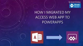 Migrate Access Web Apps To PowerApps - Part 1