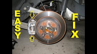 How to repair REAR CALIPER noise Lincoln Town Car and Junkyard Trip