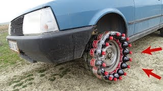 COCA COLA TEKER YAPTIK - CAR vs COLA WHEEL- Ayşe ÇOK Mutlu GEZİYORUZ
