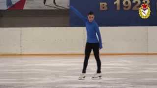 ОЧ Аделина Сотникова / Adelina Sotnikova (2014 Olympic champion). ЛТК ЦСКА.25.01.2015 г.