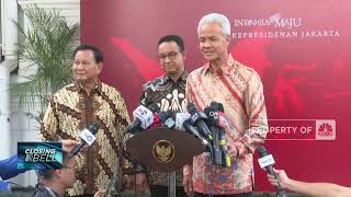Jokowi Makan Siang Bareng Anies-Ganjar-Prabowo di Istana Negara