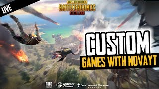 ? PUBG Mobile Live Stream ?Custom Rooms | Playing on iPad | Team IND ??