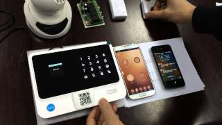 2015 New technology! Home security system G90B WIFI switch to GPRS for burglar alarm system