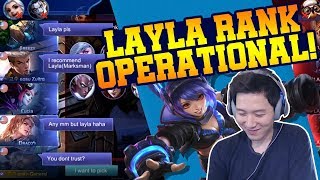 Tried Layla in Mythic Rank LOL