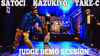 TAKE-C KAZUKIYO SATOCI JUDGE DEMO SESSION 神戸deバトル FREESTYLE side 2021/4/2