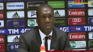 Milan Catania Conferenza Stampa Clarence Seedorf