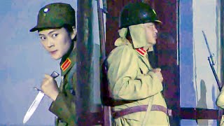 2名國軍女兵趁夜襲擊日軍基地，消滅了整間屋子的日軍！