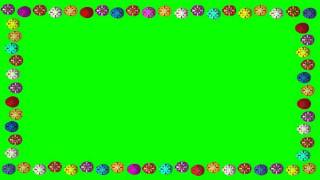 Футаж рамка пасхальные яйца №1 Easter Eggs frame pack