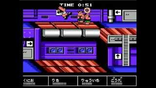[NES, летсплей втроем] Downtown - Nekketsu Koushin Kyoku - Soreyuke Daiundoukai