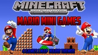 Minecraft Xbox 360: Mario Mini Games - 4 Games 1 Map