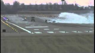 Cessna Flugzeug Bruchlandung crash landing