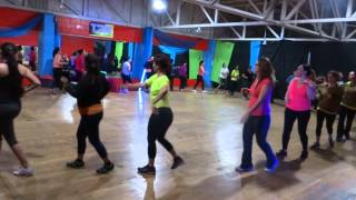 4 relanzamiento de zumba 5 de febrero 2014 :neo gym tecate bc.