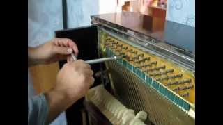 Tuning pins (piano) - Tightening. Part #1.