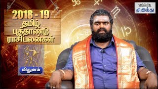 2018 - 19 தமிழ் புத்தாண்டு ராசி பலன்கள்  | மிதுன ராசி அன்பர்களே! | Tamil The Hindu