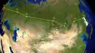 The longest road transports Europe - Far East Asia