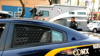Vecinos de la Narvarte impiden la fuga de camioneta de agentes de valores