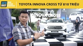 "Hàng nóng" Toyota Innova Cross ra mắt tại Việt Nam: Giá từ 810 triệu, thiết kế đẹp, đầy công nghệ!