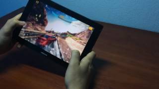 Игра Asphalt 8 (максимальные настройки) на Lifetab 1034X процессор intel Z3735F 64-bit + 2GB RAM