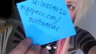 Izzy Hilton myspace prof sign
