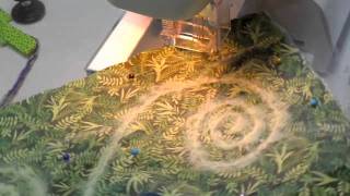 Fiber Art Quilting Using a Felting Machine