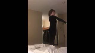 Tucking on the Hotel bed