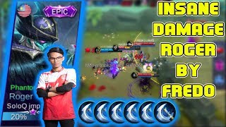 Brutal Damage Roger !!! Fredo Guna Roger Mengganas !!! Best Gameplay & Build