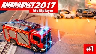 EMERGENCY 2017 Multiplayer #1: Stress am EINSATZORT! I Gameplay EMERGENCY 2017 deutsch
