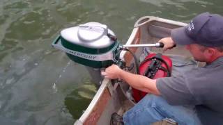 1953 Mercury Mark 15 1956 Alumacraft Model R Smithville Lake