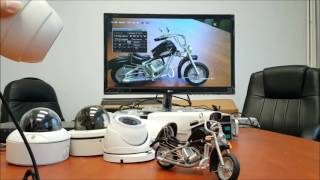 Security Camera with Motorized Zoom Lens
