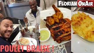 DEGUSTATION chez "Poulet Braisé": GRATINADE POULET, WRAPS ... et leur sauce verte! - VLOG #674