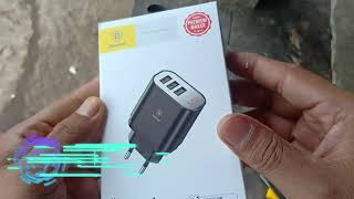 Baseus 3 Ports USB Charger