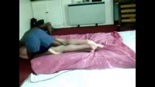 2 guys wrestling