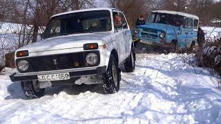 off road Niva Georgia (shida qartli) 04.02.2017.