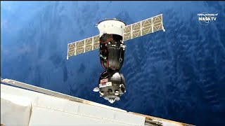 Soyuz MS-23 docking