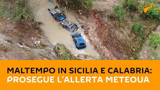 Maltempo in #Sicilia e #Calabria: prosegue l'allerta meteo