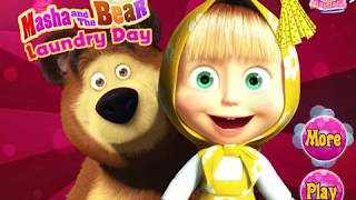 Игра Маша и медведь День стирки // Game Masha and the Bear Day wash