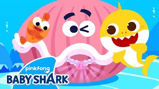 Open Up, Giant Clam! | Baby Shark Sing Along | Find the Necklace! 