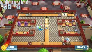 [Overcooked 2: Level Kevin 1] 4th Star Walkthrough