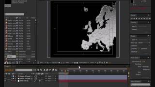 Adobe After Effects Tutorial - rise through Europe animation/effect - cool effect