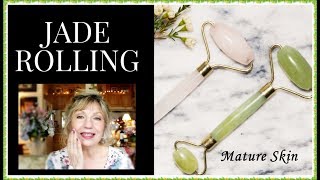 How To Jade Roll with Carrot Oil! - Anti-Aging for Mature Women!