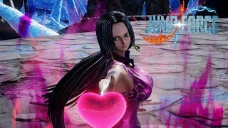 63 Hit 60% Combo! Boa Hancock Gameplay - Jump Force