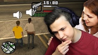 МАМА И СЫН ИГРАЮТ В GTA SA С ГОЛОСОВЫМ ЧАТОМ!