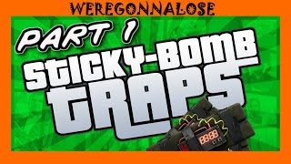 GTA 5 - Sticky Bomb Traps - Funny GTA 5 Online Trolling Reactions Part 1 (PS3)