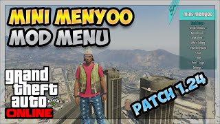 GTA 5 Online: Mini Menyoo Mod Menu + DOWNLOAD (Patch 1.24) *Showcase*