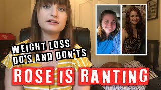 What To Do VS What Not To Do When Losing Weight