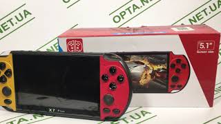 Обзор на портативную игровую консоль X7 Plus 9999 ИГР!