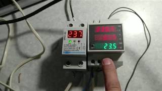 Ваттметр D52-2047(Амперметр) и Автомат VPD1-60 Перенапряжения с Алиэкспресс (1серия)