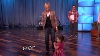 Web Exclusive: Ellen and a Cute Little Girl