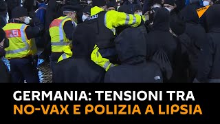 #Germania: tensioni tra no-vax e polizia a Lipsia